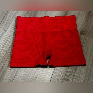 JoyLab Red/Orange Swirl Patterned Shorts